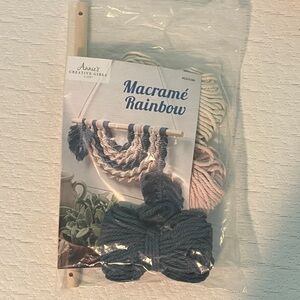 From Annie’s crafts. New. Macrame Craft kit.